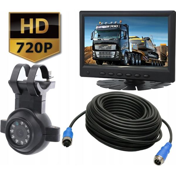 Kit Telecamera Laterale Ahd Monitor 720P 7''-image