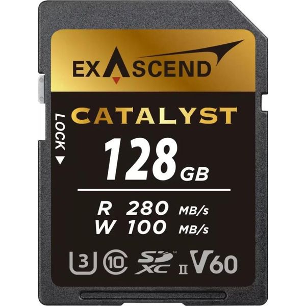 Scheda Di Memoria Exascend Catalyst UHS-II V60 Da 128 Gb-image