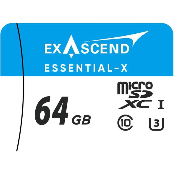 Scheda Di Memoria Exascend Essential-X Micro Sd Da 64 Gb-image