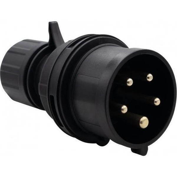 Spina Di Rete 16A/5P 380V-415V /Fe/ IP44 Nero F7.0159-image
