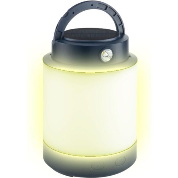Torcia Solare A Led Lampada Da Campeggio Usb Powerbank Powerplus Bluebird-image