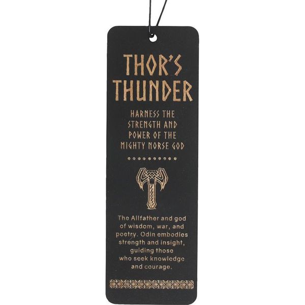 Something Different - Segnalibro "Thor's Thunder"", In Legno SD10297 (Taglia Unica) (Nero)"-image