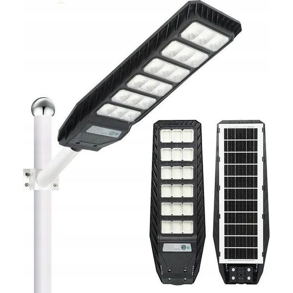 Potente Lampada Solare A Led Vogler 1500W Con Sensore Di Movimento E Crepuscolare Radar-image