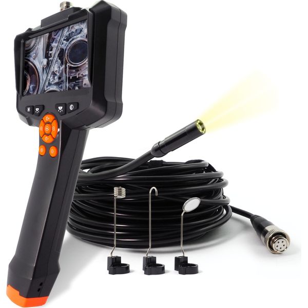 Inskam G30-10M Telecamera Di Ispezione Lcd 4,3" Full Hd Telecamera 10M Cavo IP67"-image