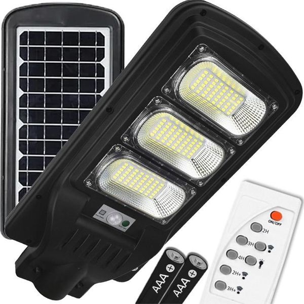 Potente Lampione 1200 W Sensore Crepuscolare A Energia Solare Vogler-image