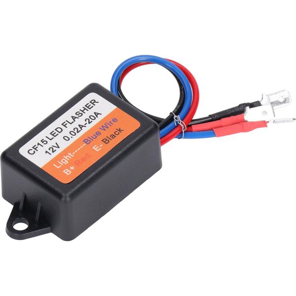 Modulo Lampeggiatore Auto Flash Strobe Controller Led Turn Light Relay 12V 0.02-20A-image