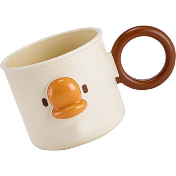 Tazza Per Spazzolino Da Denti Cartoon Tazze D'acqua Rotonde Porta Spazzolino Da Denti Per Casa Ufficio Viaggio S-image