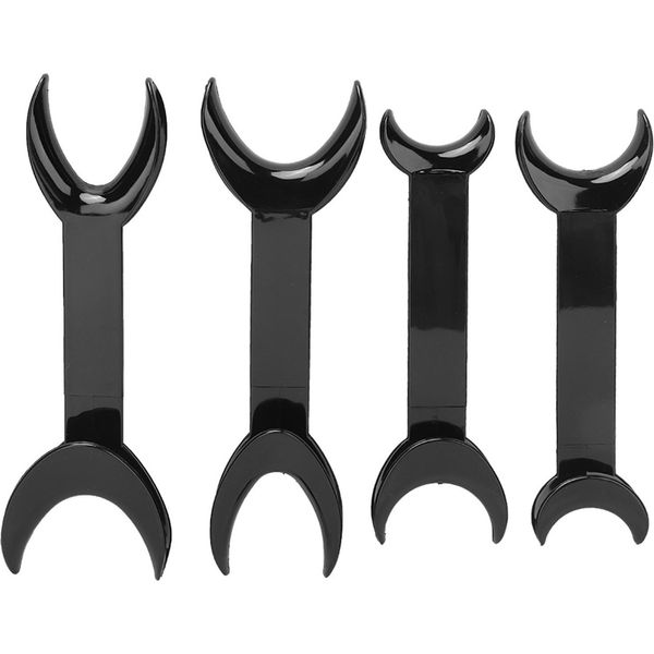 4PCS Forma Dentale A T Controllo Intraorale Doppia Testa Labbro Divaricatore Apribocca-image