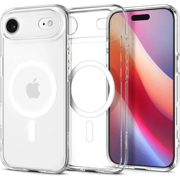 Custodia Spigen Ultra Hybrid Mag Compatibile Con Magsafe Per Iphone 17 Air Bianco Chiaro-image