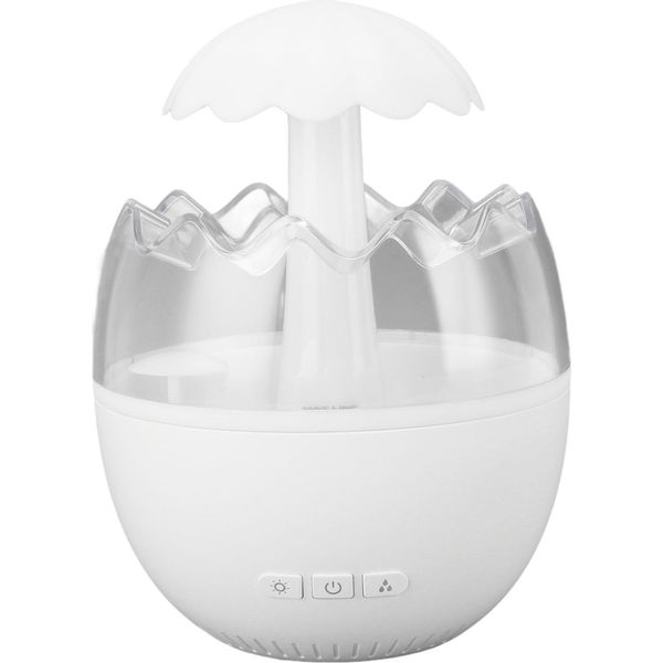 Umidificatore D'aria A Goccia D'acqua Di Tipo C Rumore Bianco Luce Notturna Colorata 5H Timer Regolabile A Pioggia 450Ml Diffusore Di Aromaterapia A Goccia Per La Camera Da Letto-image