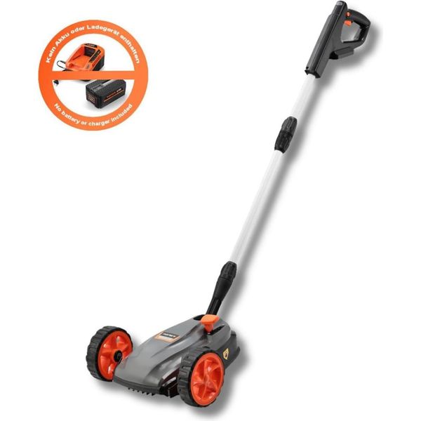 Fuxtec FX-E1RMEH20-SOLO Tagliaerba A Batteria 20V Tosaerba Compatto A Una Mano Mulching Senza Batterie, Larghezza 22Cm, Altezza Regolabile, 300W-image