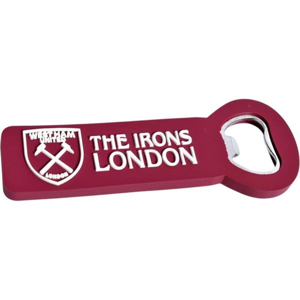 West Ham United Fc - Magnete Apribottiglie Per Frigorifero Con Stemma "The Irons London"" BS6229 (Taglia Unica) (Rosso Vino)"-image