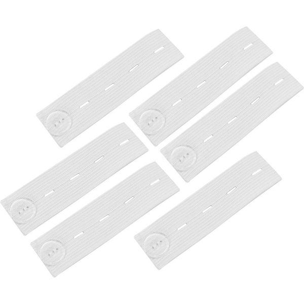 Fibbia Di Estensione Della Cintura, Cintura Di Gravidanza Regolabile, Bottone, Bottone Elasticizzato, Bianco-image