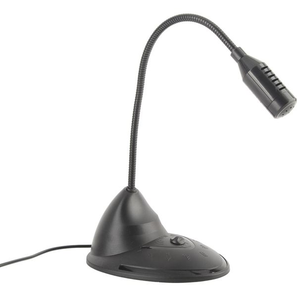 Microfono, Microfono Per Computer, Microfono Cablato, Microfono Omnidirezionale, Microfono Regolabile-image