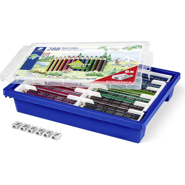 Staedtler 185 G288 Staedtler Noris Matita Colorata, Confezione Da 288 Pezzi In Plastica-image