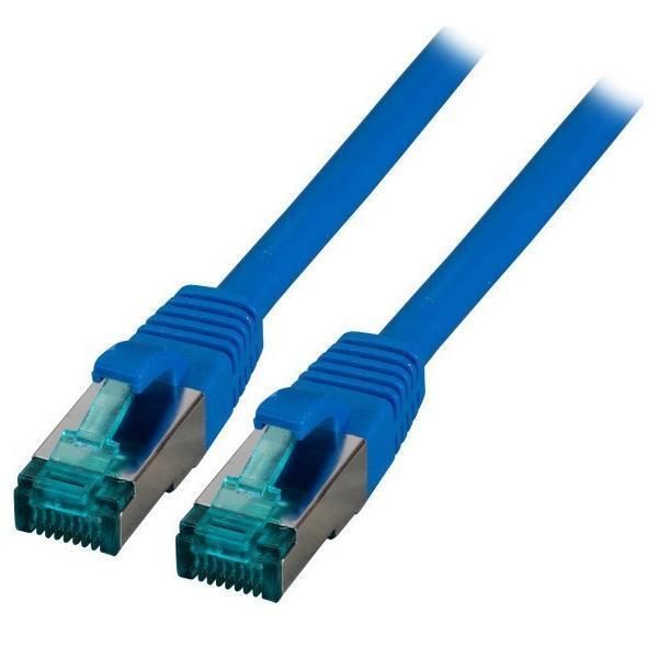 Efb MK6001.10BL Efb RJ45 Patchkabel S/Ftp, Cat.6A, Lszh, 10M, Blau-image