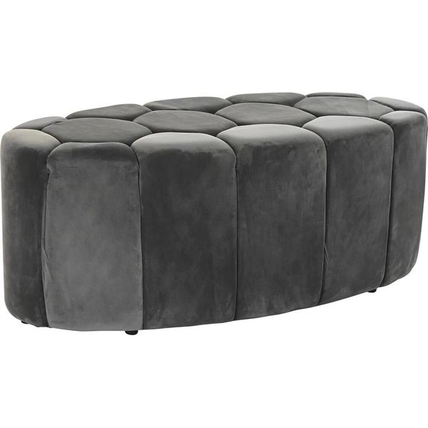 Dkd Home Decor Sgabello In Legno Grigio Mdf 125 X 53 X 46,5 Cm-image