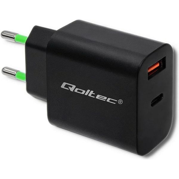 Qoltec 51713 Adattatore/Inverter Per Interni 18 W Nero-image