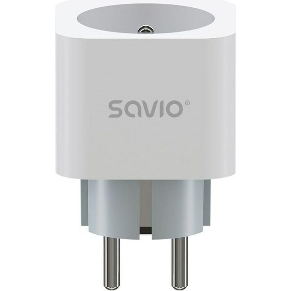 Savio WI-FI Smart Socket, 16A, AS-01, White-image