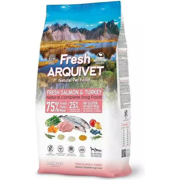 Arquivet Salmone Fresco Con Tacchino Salmone 2,5 Kg-image