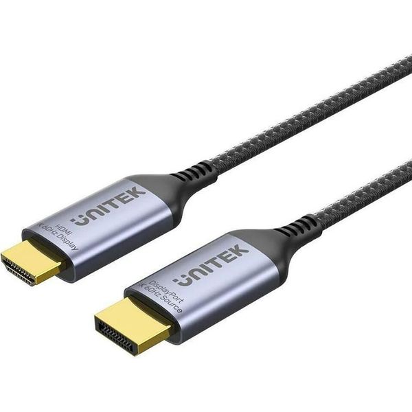 Unitek Unitek Cable Displayport 1.4 To Hdmi 2.1 8K 1.8M-image