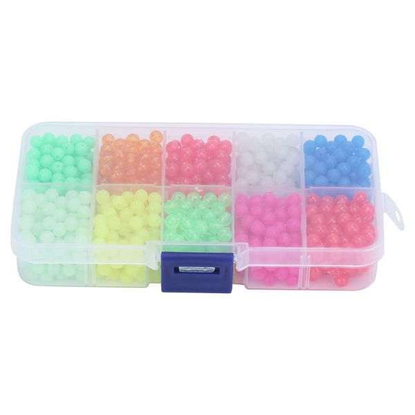 Perline Di Arresto Per La Pesca, Perline Di Pesca Luminose, Fagioli Colorati Di Pesca, Perline Di Pesca, Perline Di Blocco Luminoso, Accessori Di Pesca-image