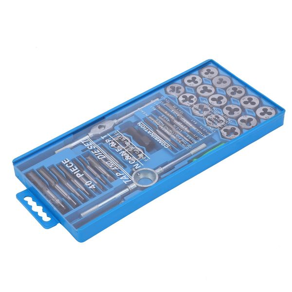 Set Di Rubinetti E Matrici, Set Di Rubinetti E Matrici Metriche, Set Di Rubinetti E Matrici Acciaio Al Carbonio, Strumento Di Filettatura, Utensile Manuale, Forniture Per Ferramenta-image
