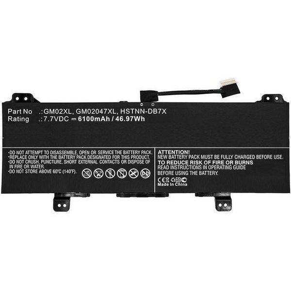 Coreparts Batteria Per Computer Portatile 47WH 7,7V Li-Pol 6100Mah 917725-855-image
