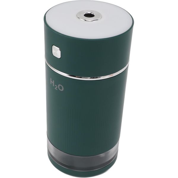 2 In 1 Ultrasuoni Aromaterapia Umidificatore Usb Portatile Mini Umidificatore 240Ml Piccolo Umidificatore Cool Mist Con Luce Notturna Colorata Per Casa Auto Verde-image