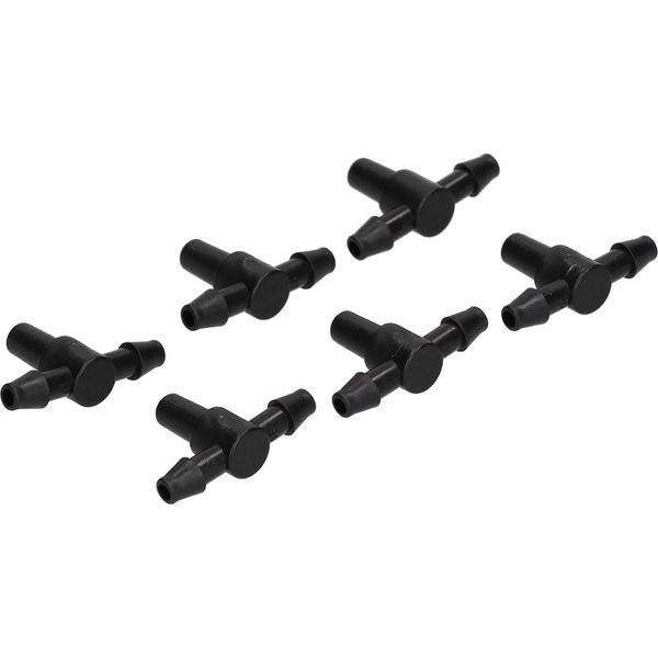 100PCS 4/7 Raccordi A T Del Connettore Del Tubo Flessibile Per Il Sistema Di Irrigazione A Goccia Del Giardino-image