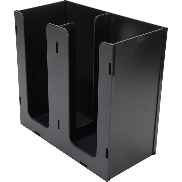 Dispenser Per Bicchieri Di Carta Supporto Acrilico Per L'organizzatore Di Bicchieri Di Caffè Con 2 Scomparti Per Il Negozio Di Caffè Da Banco In Cucina-image