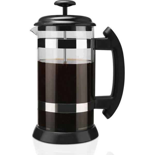 I Cafilas 1000Ml In Acciaio Inox Francese Pressa Pentola Cafetiere Tazza Di Caffè In Vetro Borosilicato Caffettiera Tè Filtro Tè Caffettiera Profumato Tè Stampa Francese-image