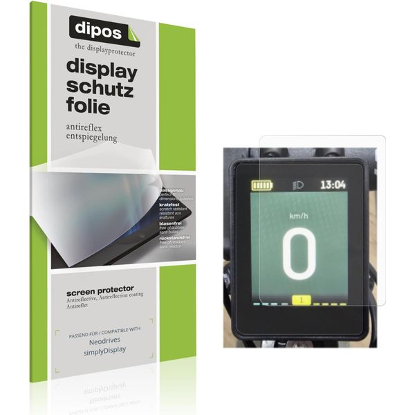 2X Pellicola Protettiva Per Neodrives Simplydisplay Protezione Schermo Antiriflesso Dipos-image