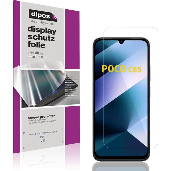4X Pellicola Protettiva Per Poco C85 Protezione Schermo Claro Display Dipos-image