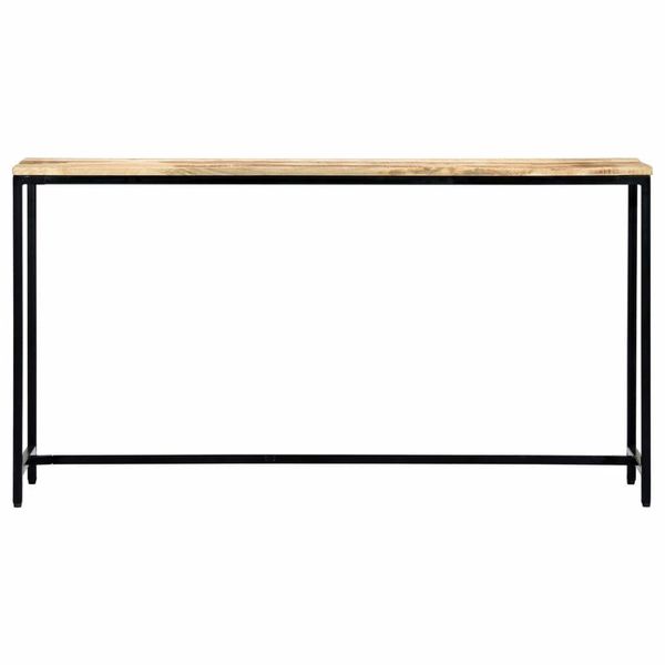 Vidaxl Tavolo Consolle 140 X 35 X 76 Cm In Legno Massiccio Di Mango-image