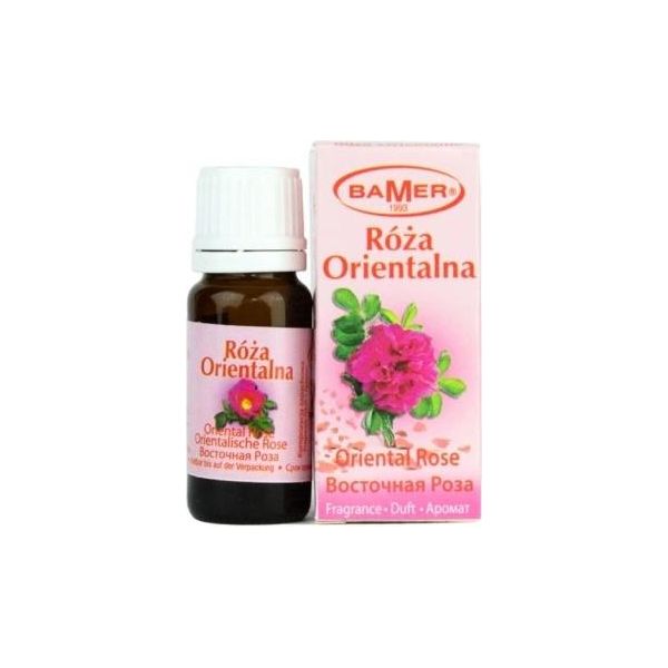 Bamer | Olio Di Fragranza In Flacone Di Vetro 7 Ml - Fragranza Di Rosa Orientale - Profumo Per Ambienti E Aromaterapia - Ideale Per Bastoncini Profumati, Additivo Per Massaggio-image