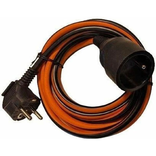 Dual Color Extension Cable - Chacon - Black / Orange - H05VV-F 3G1.5 - 10 M-image