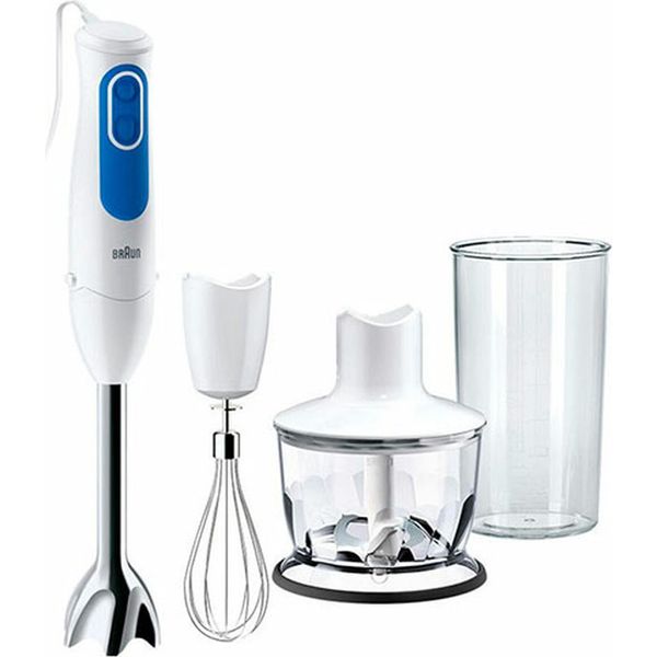 Braun MQ3035WH Salsa 0,6 L Frullatore A Immersione 700 W Blu, Bianco-image