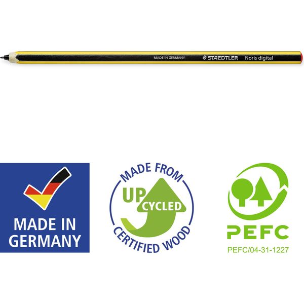 Staedtler Noris Digital Stylus, Matita E Stilo Con Tecnologia Emr In 1, Compatibile Con Samsung - 1 Pezzo (-image