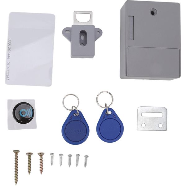 Serratura Elettronica Per Armadietti 2 Modalità Di Sblocco Serratura Per Armadietti Ad Alta Sicurezza Con Funzione Di Promemoria Per Armadietti Cassettiere Schedari-image