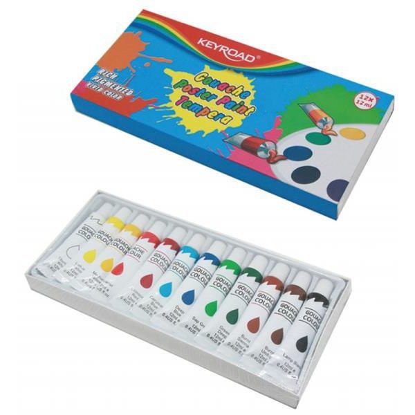 Colori A Tempera 12 Colori X 12Ml Keyroad-image