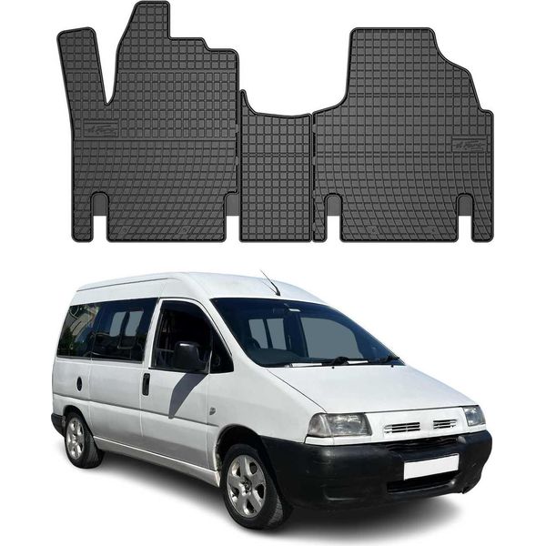 1995-2006 Peugeot Expert Tappetini Tpe Nero 3 Pz-image