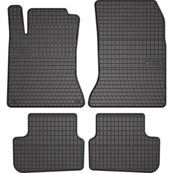 2013-2019 Mercedes Cla C117 Tappetini Tpe Nero 4 Pz-image