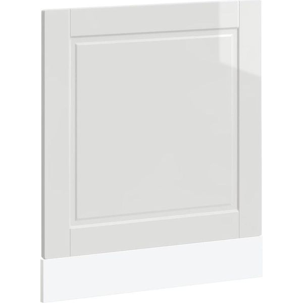 Vidaxl Coperchio Per Lavastoviglie Porto Bianco Lucido 60X1,5X67 Cm-image