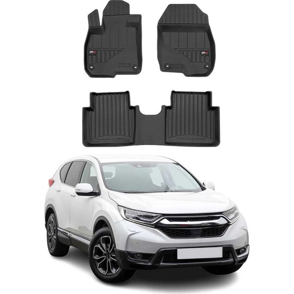 2018-2022 Honda CR-V Tappetini Tpe Nero 3 Pz-image