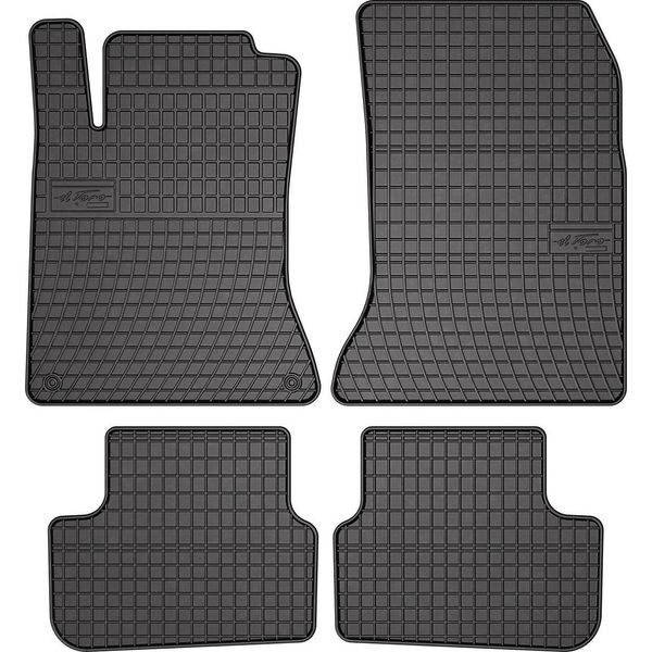 2012-2018 Mercedes Classe A W176 Tappetini In Gomma Nera 4 Pz-image
