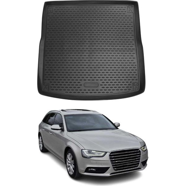 Tappetino Per Bagagliaio Vassoio Per Audi A4 Avant 8K5 B8 2007-2015 Gomma Tpe-image