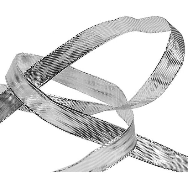 Nastro Decorativo Scintillante Con Bordo In Filo Metallico Per Le Occasioni Di Festa-image