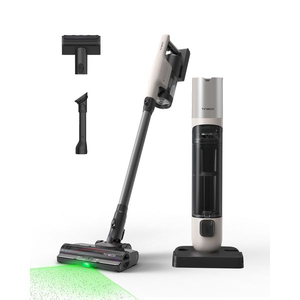 Tineco Pure One Station 5 Pro Aspirapolvere Cordless Completo Autopulente, Potenza Di Aspirazione 200AW, Autonomia 100 Minuti, Zerotangle, Edgesense-image