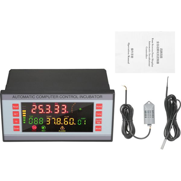 Regolatore Di Temperatura Digitale Regolatore Di Temperatura Egubator Termostato Regolatore Di Temperatura E Umidità Controllo Automatico Per Galline Anatre-image